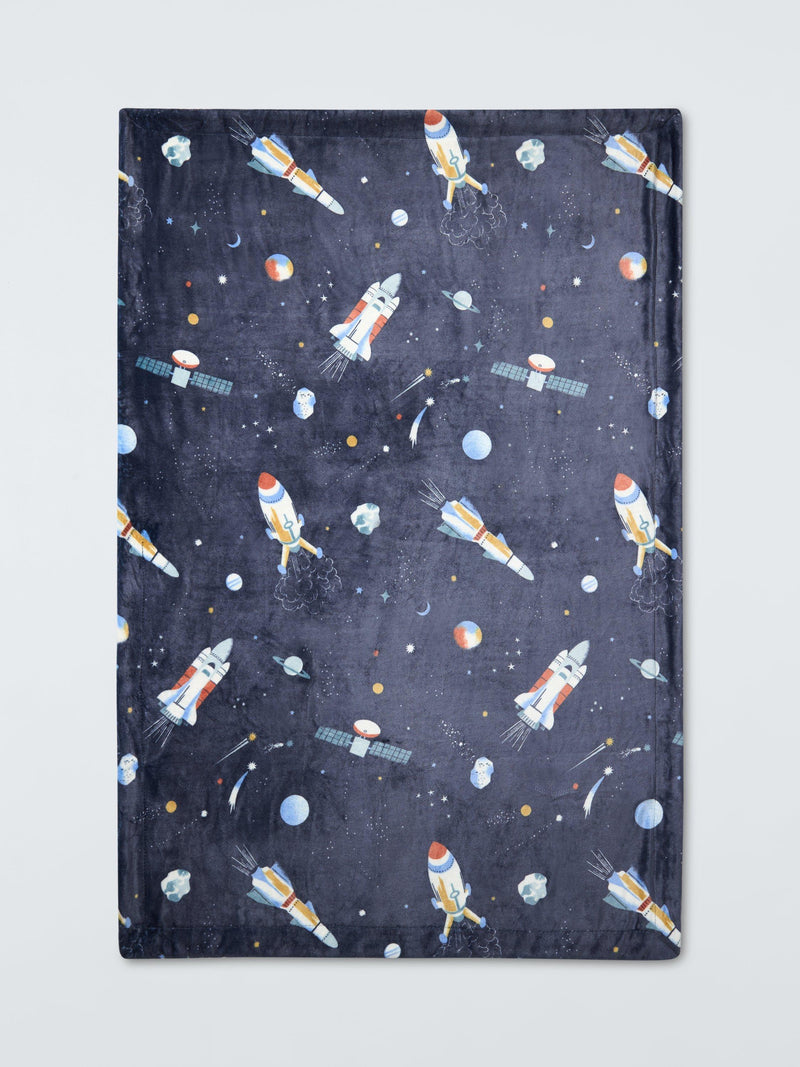 John Lewis kids fleece blanket navy - British product