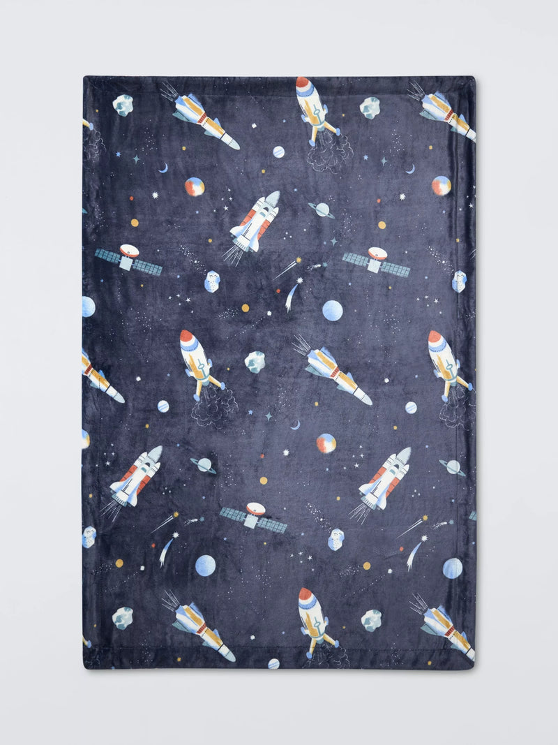 John Lewis kids fleece blanket navy - British product