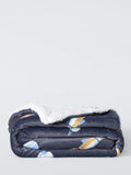 John Lewis kids fleece blanket navy - British product