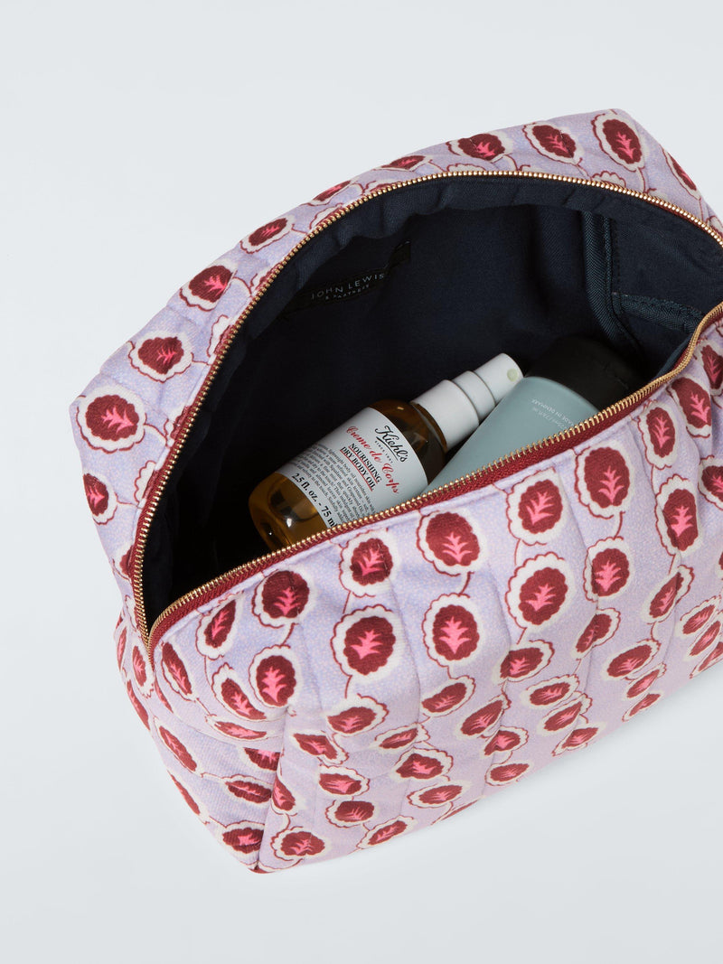 John Lewis Archive Bud Quilted wash bag, UK version