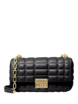 John Lewis Michael Kors Tribeca Small Quilted Leather Convertible Shoulder Bag, Black- Buy online at McGrocer