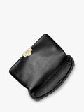 Michael Kors small quilted leather shoulder bag black, UK version
