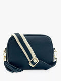 Apatchy London crossbody bag in navy - British product
