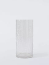 John Lewis Crackle Glass Column Vase 23.5cm Clear- Buy online at McGrocer