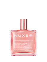 John Lewis NUXE Huile Prodigieuse Florale Gold Shimmer Multi-Purpose Dry Oil for Face, Body and Hair 50ml- Buy online at McGrocer