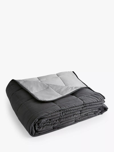 John Lewis Silentnight Restore Cooling Weighted Blanket Grey 6.8kg- Buy online at McGrocer