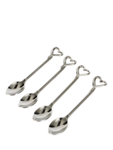 John Lewis Culinary Concepts Amore Stainless Steel Coffee Spoons, Set of 4- Buy online at McGrocer