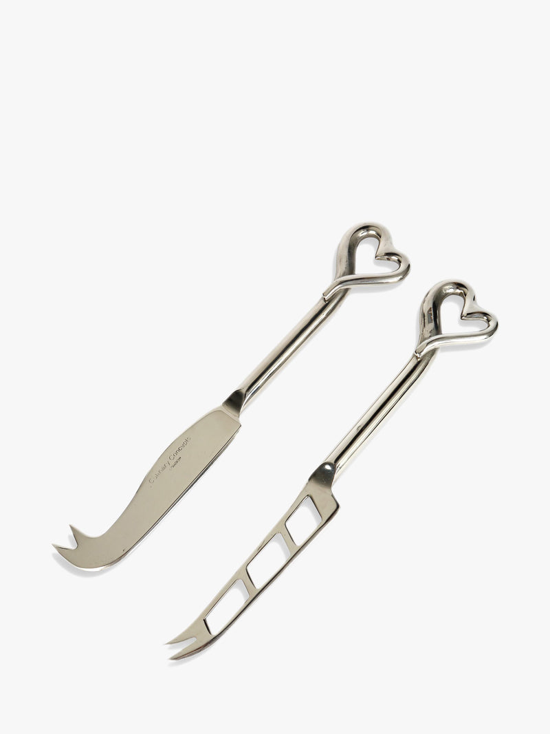 Culinary Concepts Amore stainless steel cheese knives set of 2 - British product