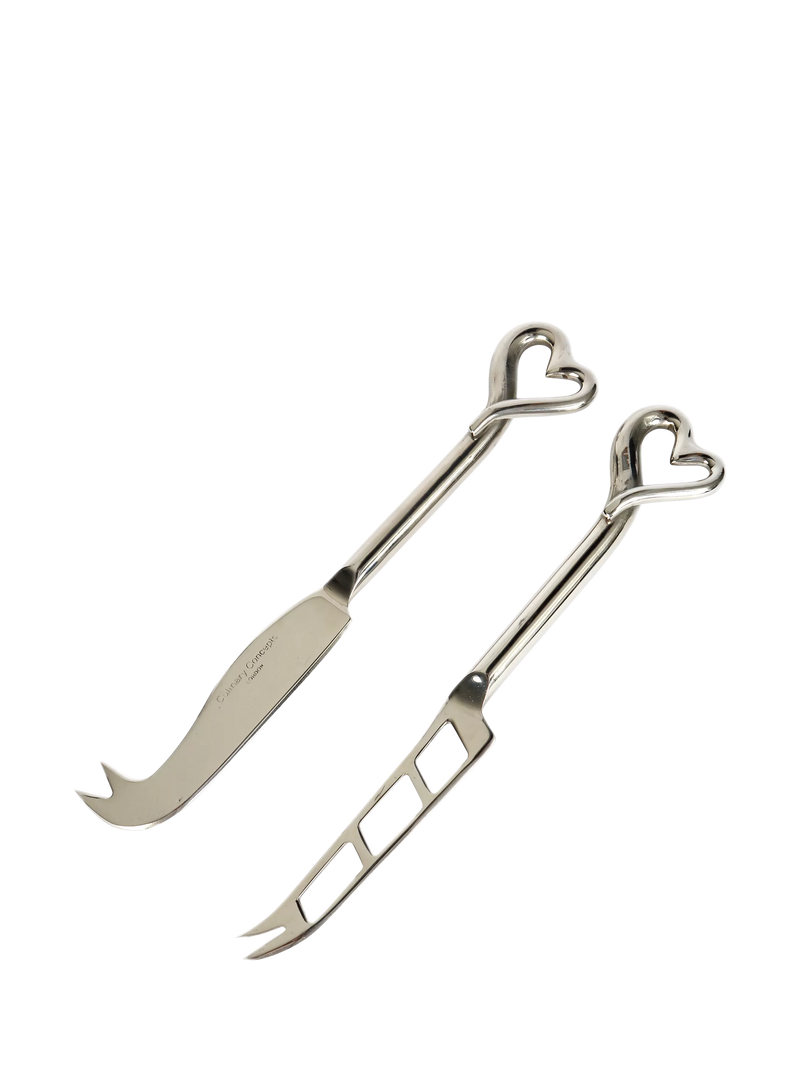 Culinary Concepts Amore stainless steel cheese knives set of 2 - British product