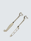 Culinary Concepts Amore stainless steel cheese knives set of 2 - British product