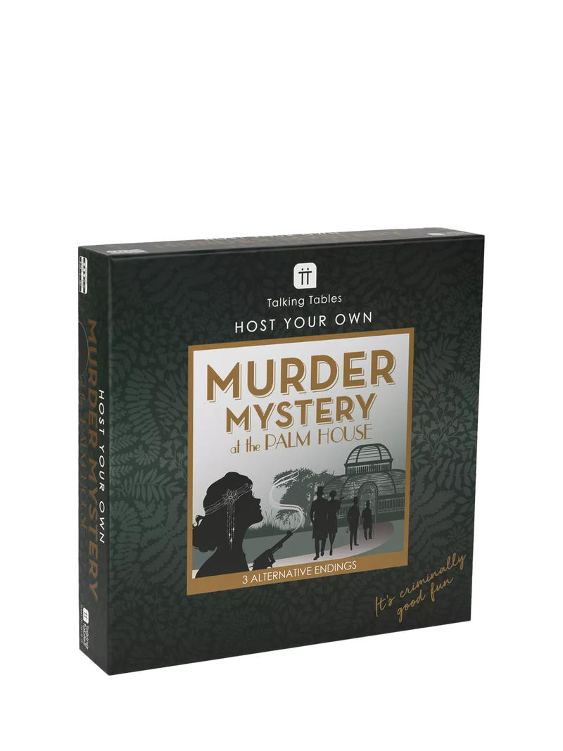 Talking Tables Palm House murder mystery board game, UK version