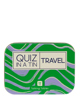John Lewis Talking Tables Travel Trivia Quiz Game Tin- Buy online at McGrocer