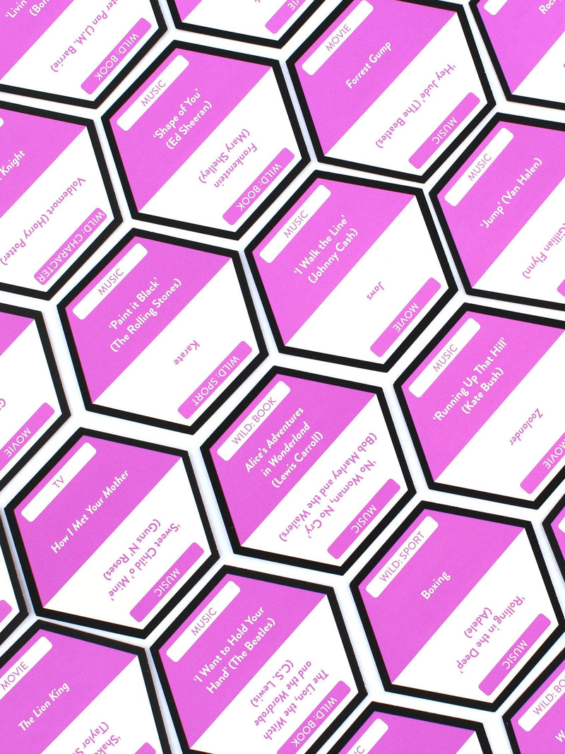 Ginger Fox Charades Hexagon Game, UK version