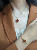 Be-Jewelled cognac amber friendship bracelet gold - British product