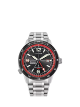 John Lewis Citizen Men's Red Arrows Promaster Automatic GMT Bracelet Watch, Silver- Buy online at McGrocer