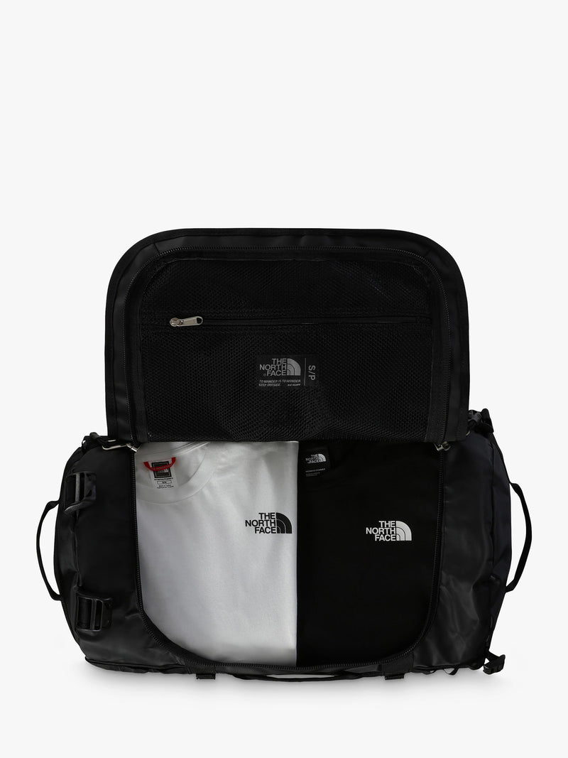 The North Face Base Camp duffle bag black and white (British brand)