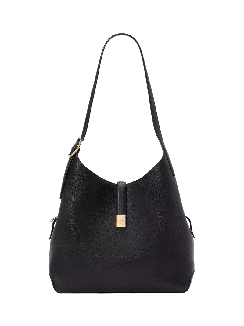 Kate Spade New York Deco große Lederschultertasche, importiert aus Großbritannien