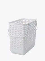 John Lewis Like-it Modular Storage Biomass Basket, Large, W27.7cm, White- Buy online at McGrocer