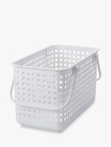 John Lewis Like-it Modular Storage Biomass Basket, Medium, White- Buy online at McGrocer