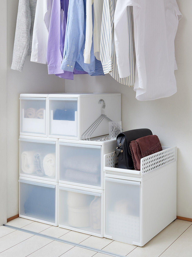 Like-it extra tall medium storage drawer W25.5cm white, imported from the UK