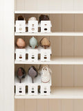 Like-it shoe space saver set of 6 white (British brand)
