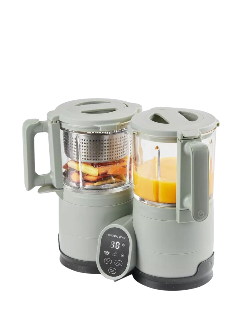 Babymoov Nutribaby+ Glass baby food processor 1.5L, imported from the UK
