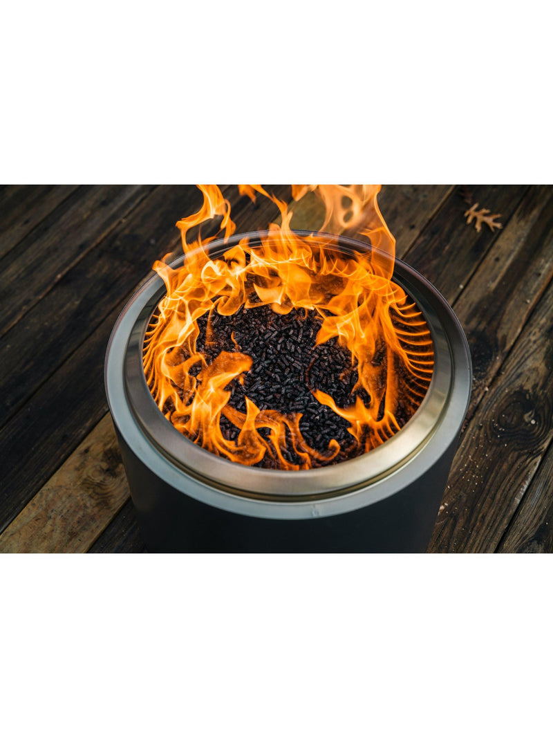 Solo Stove stainless steel pellet adapter for Bonfire 2.0, imported from the UK