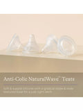 Lansinoh medium flow baby bottle teats pack of 2, UK version