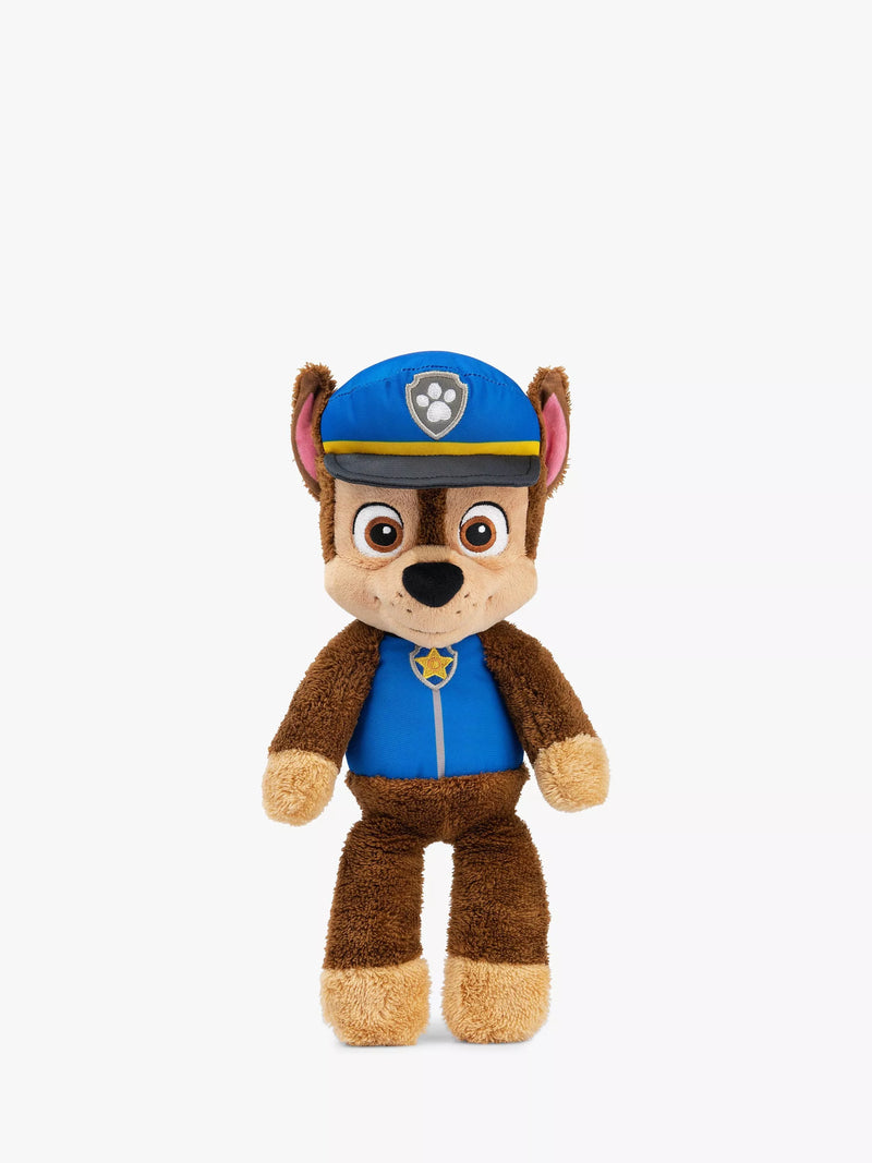 Paw Patrol Chase Take Along soft toy, plush dog toy (British brand)