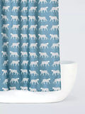 John Lewis Leopards recycled polyester shower curtain 180x180cm - British product