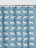 John Lewis Leopards recycled polyester shower curtain 180x180cm - British product