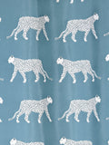 John Lewis Leopards recycled polyester shower curtain 180x180cm - British product