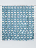 John Lewis Leopards recycled polyester shower curtain 180x180cm - British product