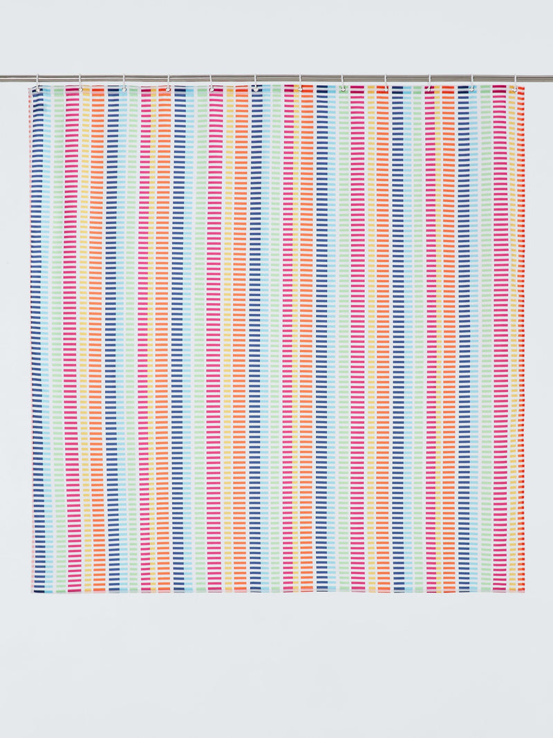 John Lewis rainbow shower curtain 180x180cm, imported from the UK