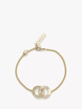 John Lewis Tutti Unity Double Loop Chain Bracelet, Gold- Buy online at McGrocer