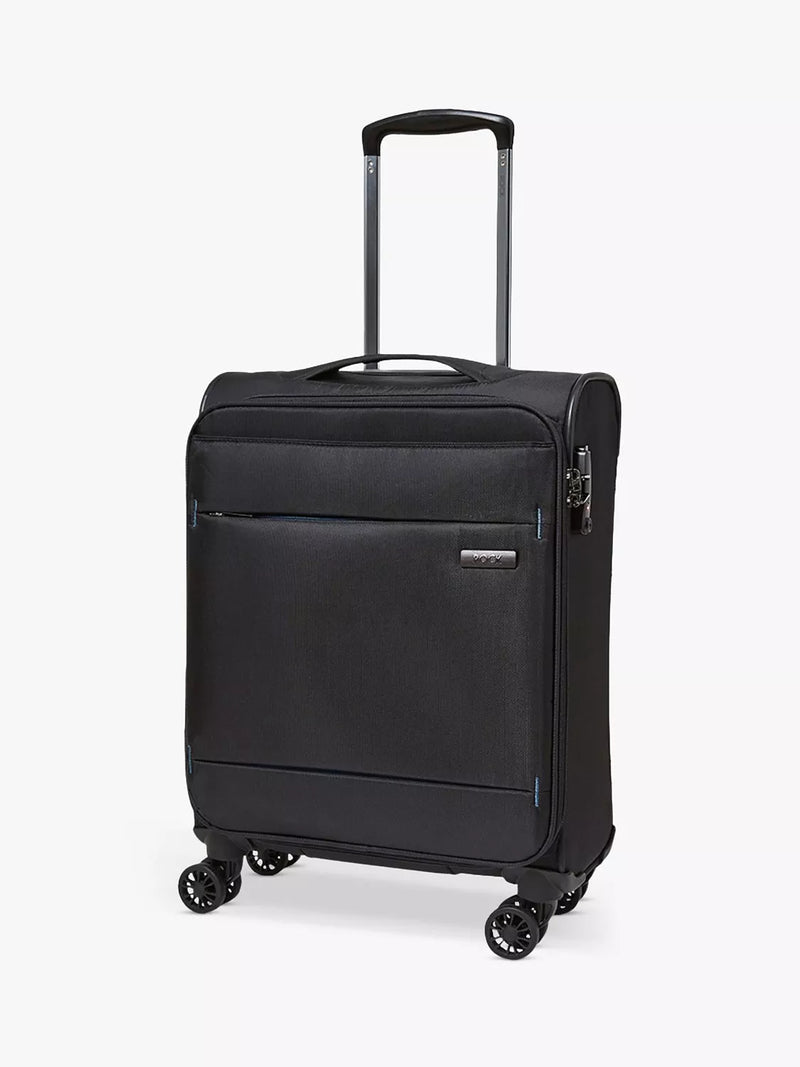 Rock Deluxe Lite 8-wheel 55cm cabin case, imported from the UK