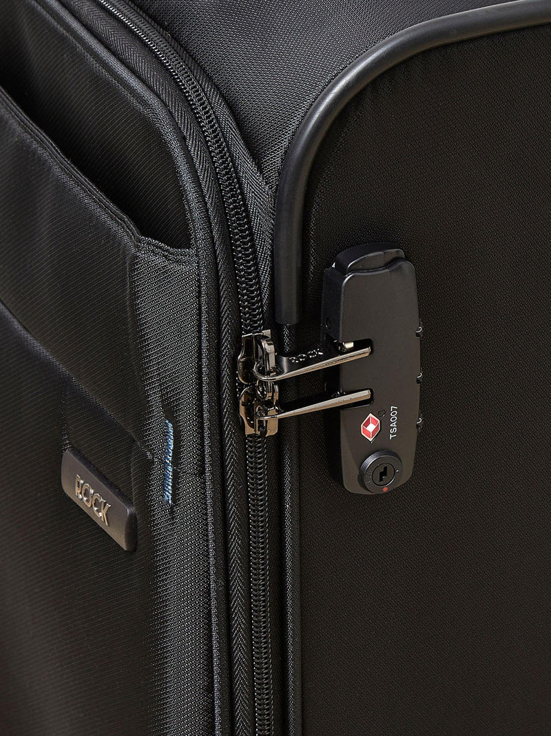 Rock Deluxe Lite 8-wheel 55cm cabin case, imported from the UK