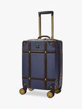 Rock Vintage 8-Wheel 55cm Hard-Sided Cabin Suitcase