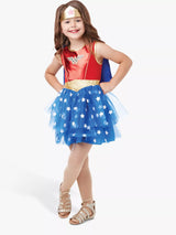 John Lewis Kids' Deluxe Superhero Costume Set with Dress, Cape, and Gauntlets- Buy online at McGrocer