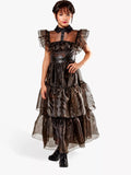 Rubies Wednesday Addams costume dress black (British brand)