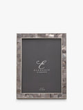 Impressions Elegance Mother of Pearl Photo Frame Grey 5 x 7 inches 13 x 18 cm, UK version