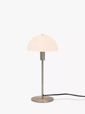Nordlux Ellen table lamp Silver Grey large opal glass, UK version