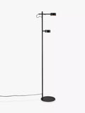 Nordlux dimmable floor lamp with two heads black (British brand)