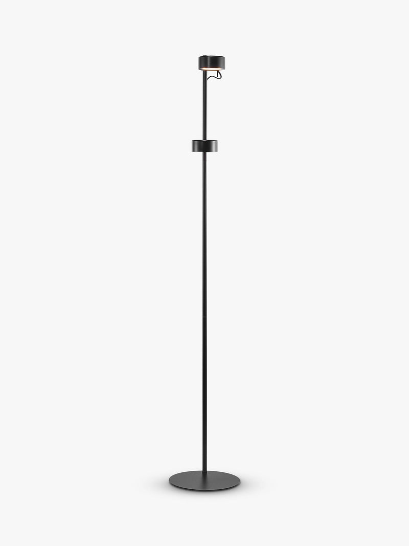 Nordlux dimmable floor lamp with two heads black (British brand)