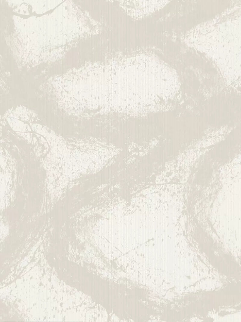Enigmatic wallpaper mural with abstract markings, UK version