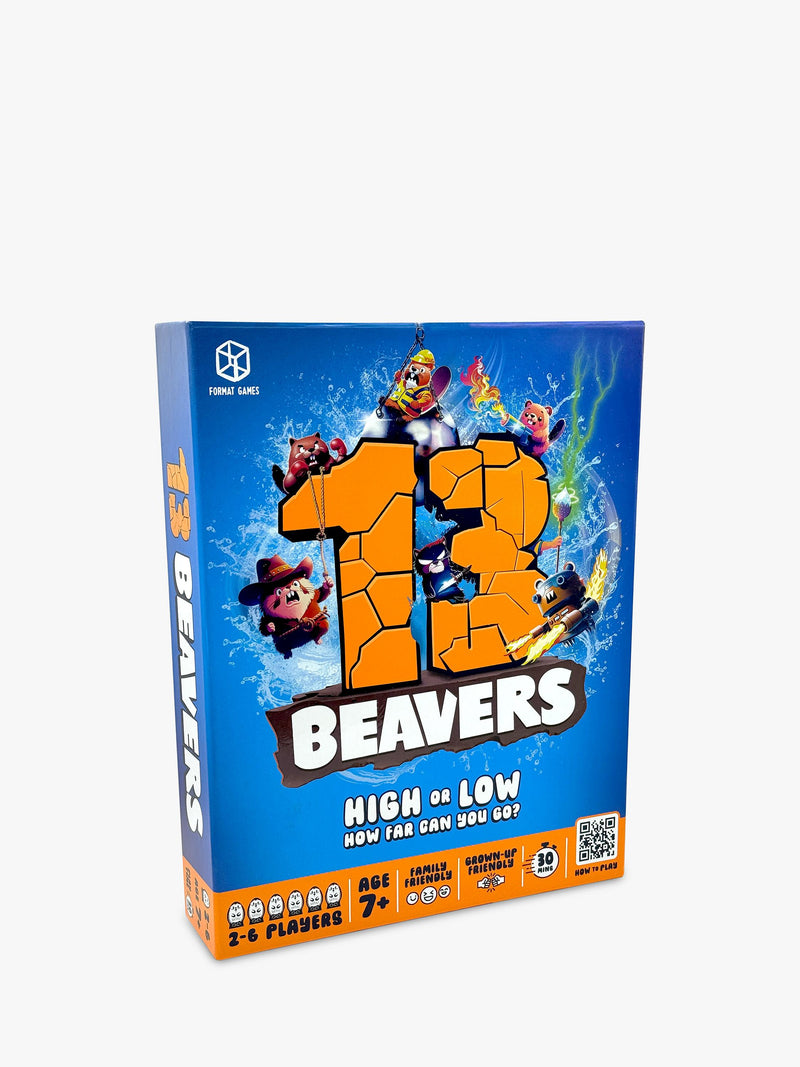 Asmodee 13 Beavers Game card game - British product