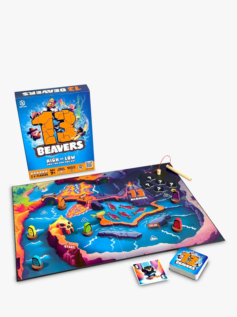 Asmodee 13 Beavers Game card game - British product