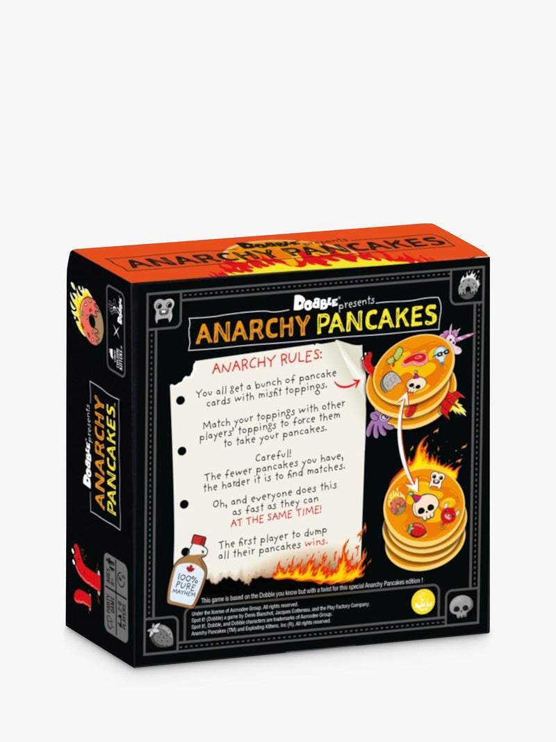 Asmodee Anarchy Pancakes card game - British product