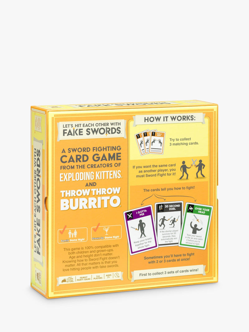 Asmodee fake swords board game - British product