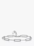 Jools by Jenny Brown Cubic Zirconia Large Link Chain Bracelet